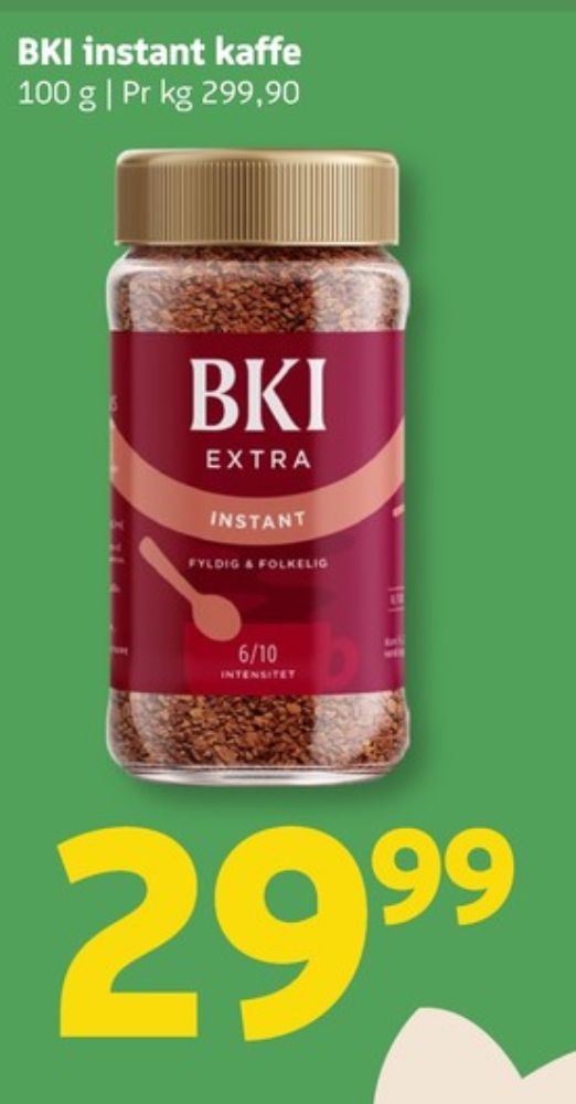BKI Extra, Instant Kaffe