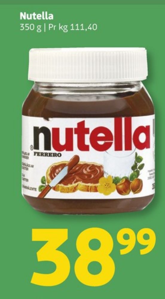 Nutella, Smørepålæg