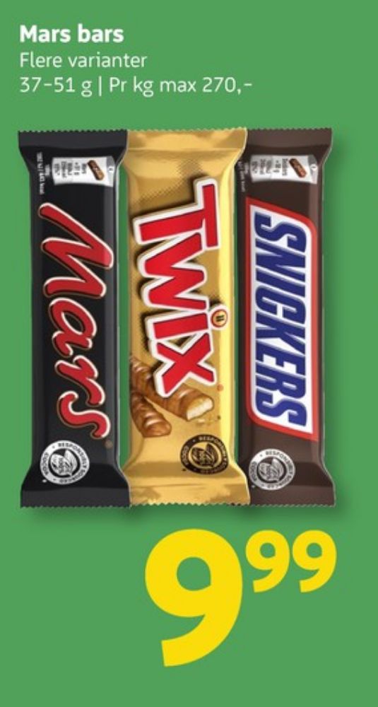 Snickers, Chokoladebar