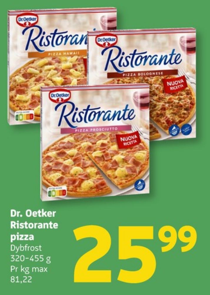 Ristorante, Pizza Bolognese