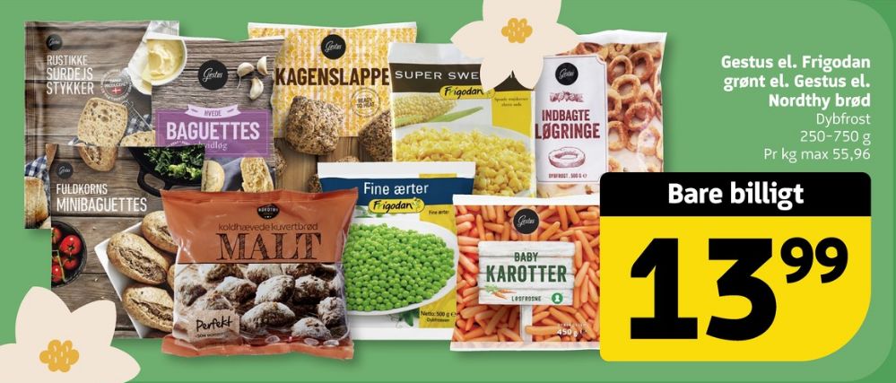 Gestus, Fuldkorns Baguettes mini