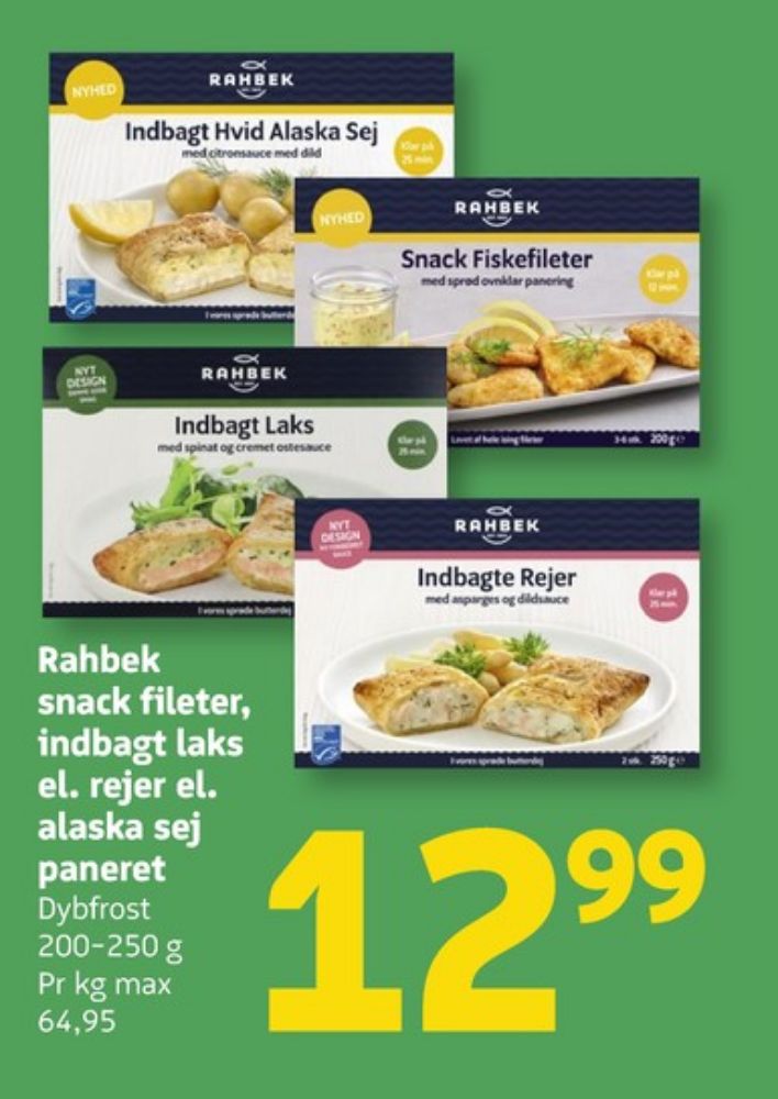Rahbek, Indbagte Rejer med Asparges og Dildsauce