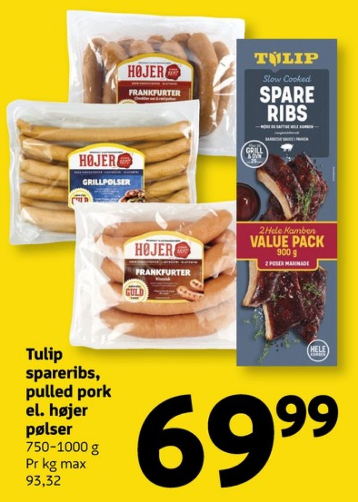 Tulip, Spareribs