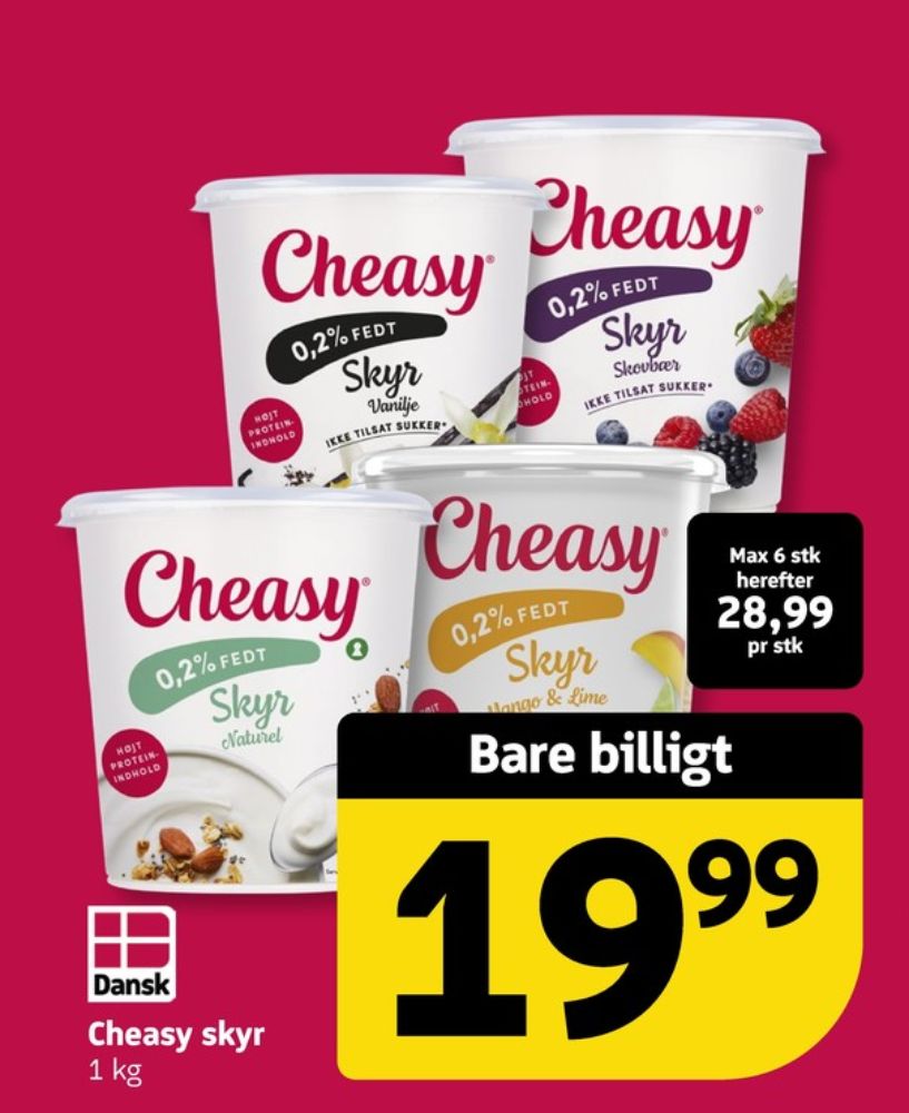 Cheasy, Vanilje Skyr 