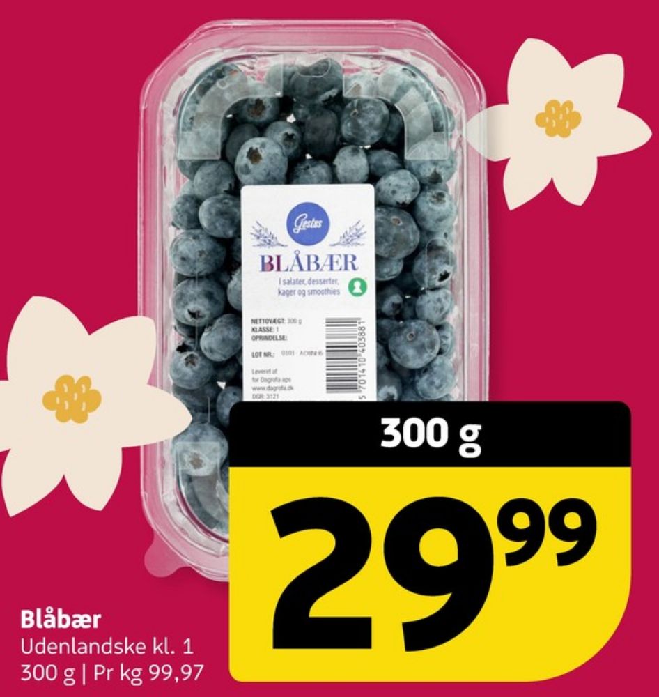 Gestus, Blåbær