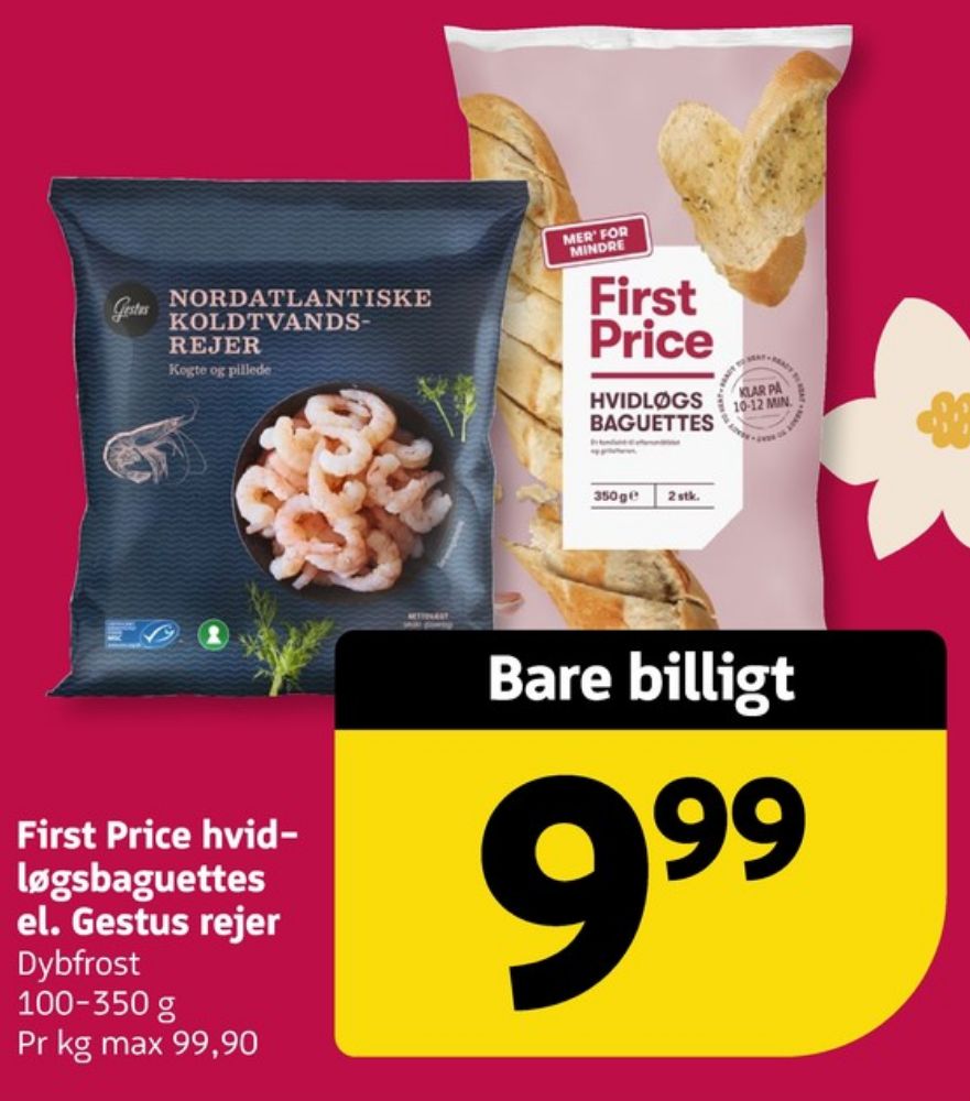 First Price, Hvidløgsbaguettes