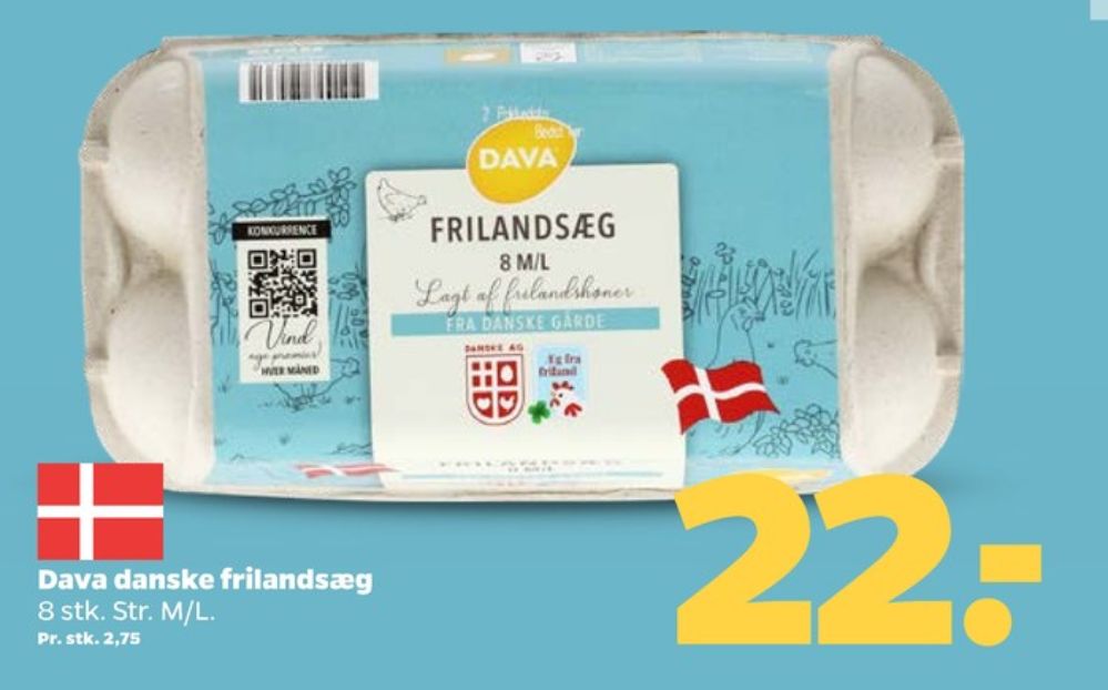 DAVA Foods, Æg