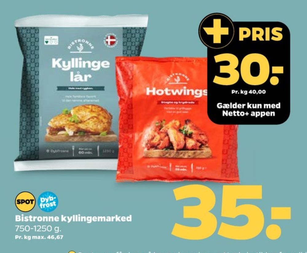Bistronne, Kyllingelår