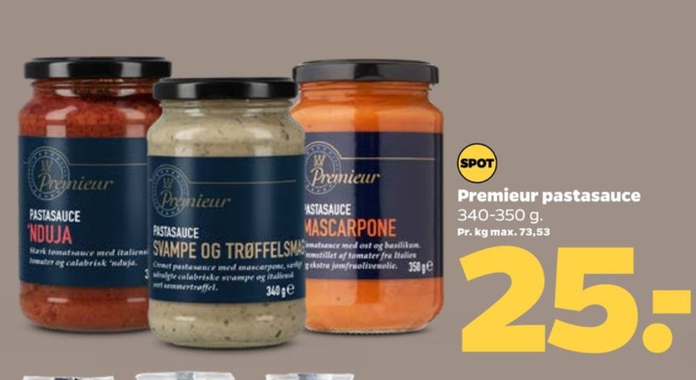 Premieur, Pastasauce Mascarpone