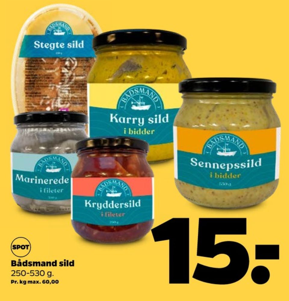Bådsmand, Sild