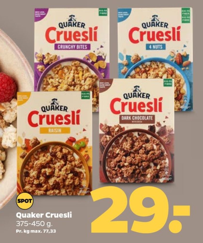 Quaker, Cruesli Dark Chocolate