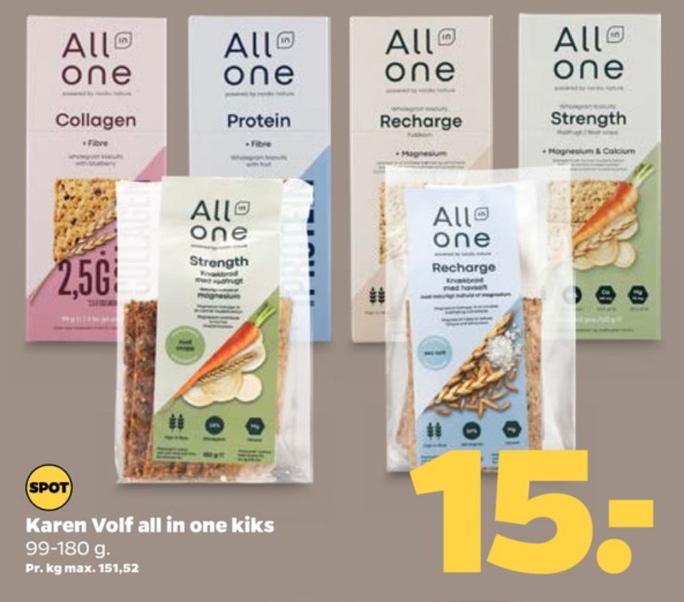 Karen Volf, All in one Strength Knækbrød