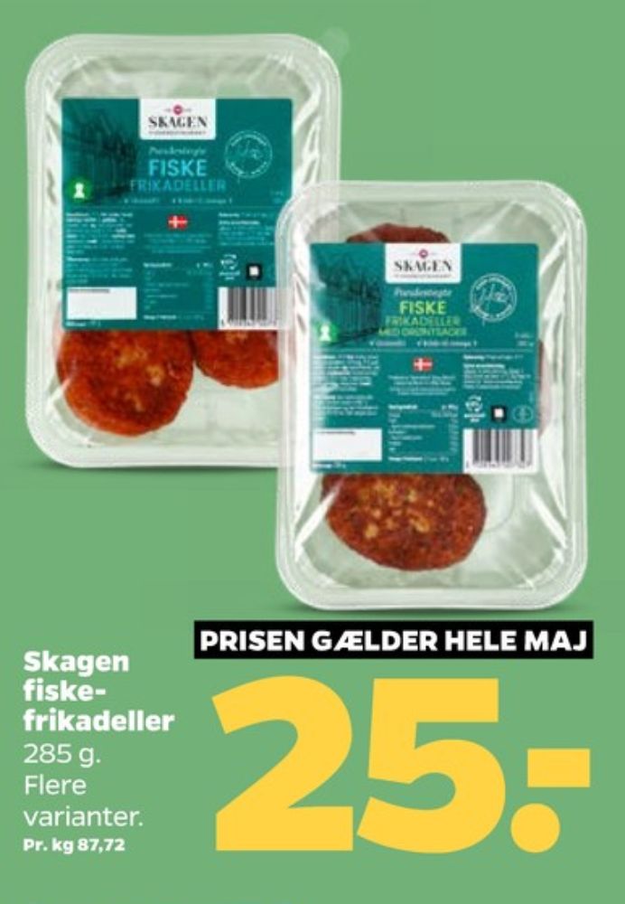 Skagen Fiskerestaurant, Fiskefrikadeller