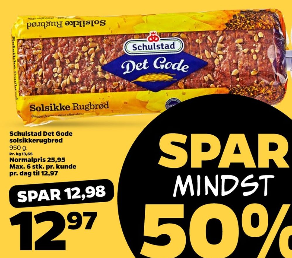 Schulstad Det Gode, Solsikkerugbrød