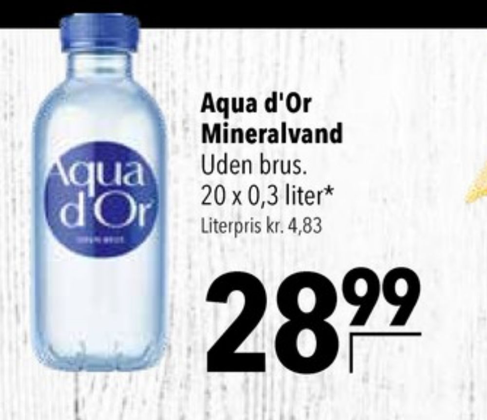 Aqua d'Or, Mineralvand uden brus 20 pk.
