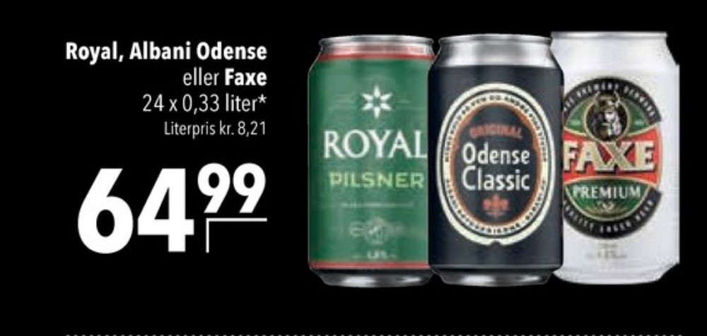 Royal Pilsner, Øl 24 pk.