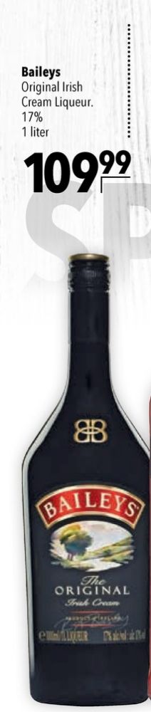 Baileys Original, Likør