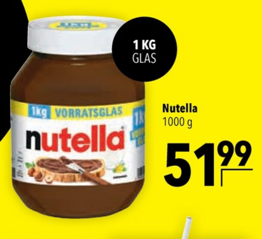 Nutella, Smørepålæg