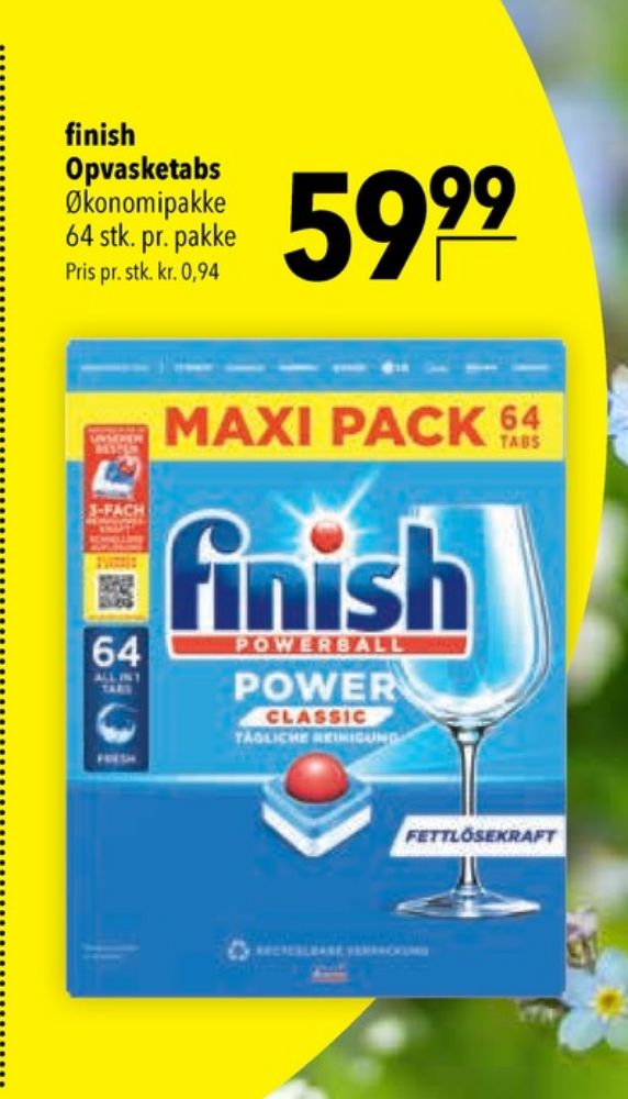 Finish, Maskinopvask-tabs