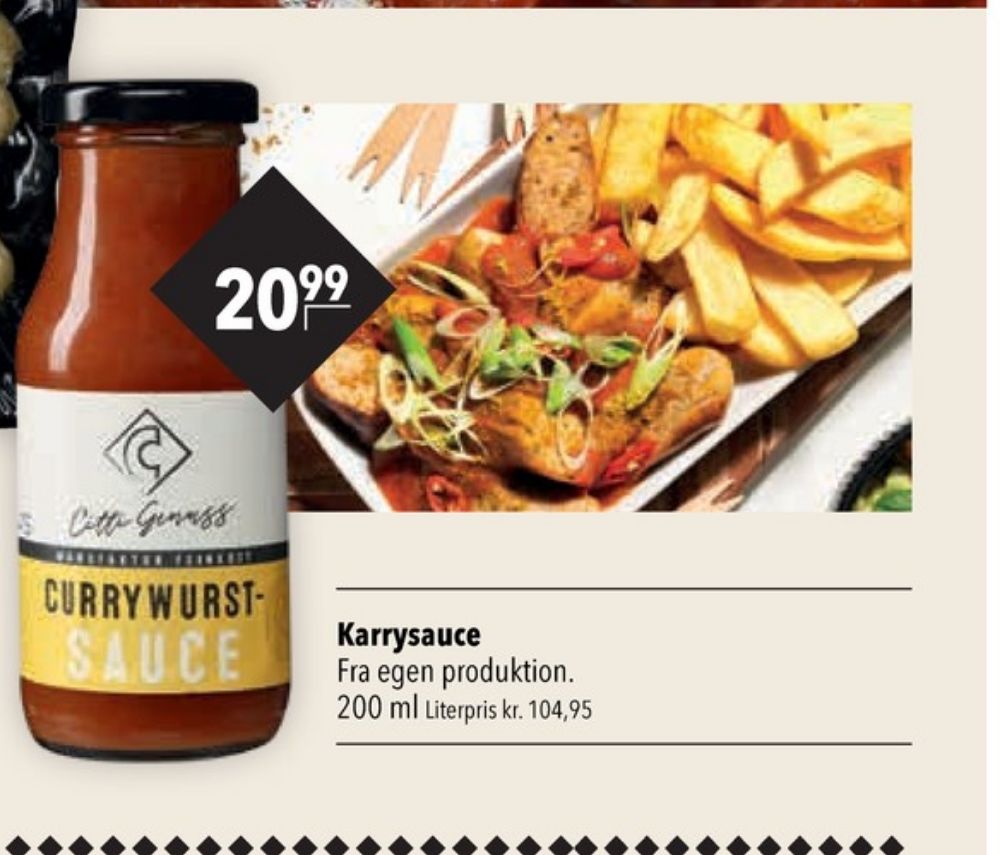 Karolines, Karrysauce