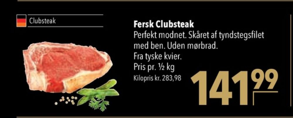 Meisterfrisch, Oksesteaks