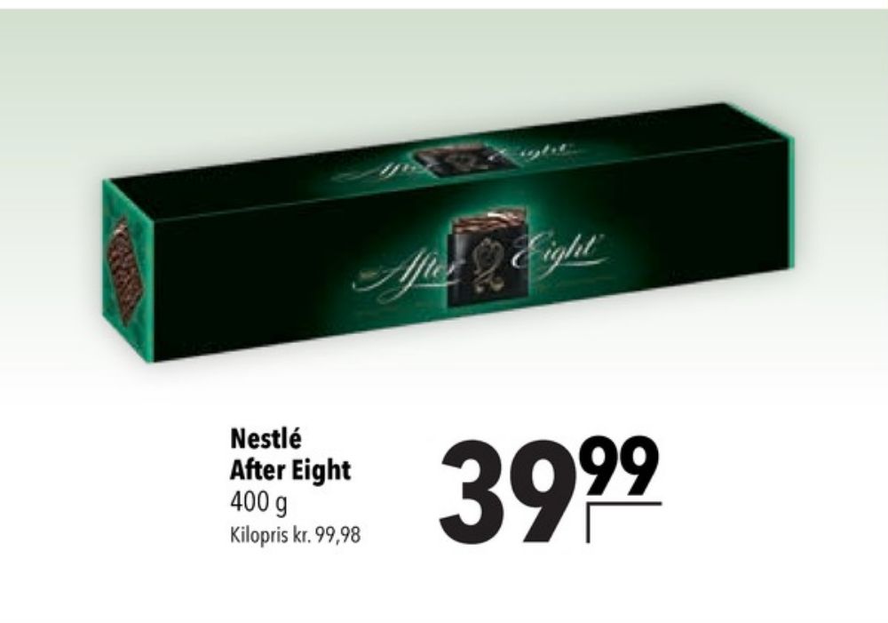 After Eight, Mintchokolade