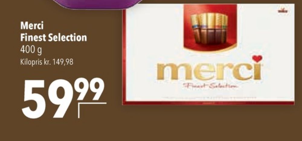 Merci Finest Selection, Dessertchokolade