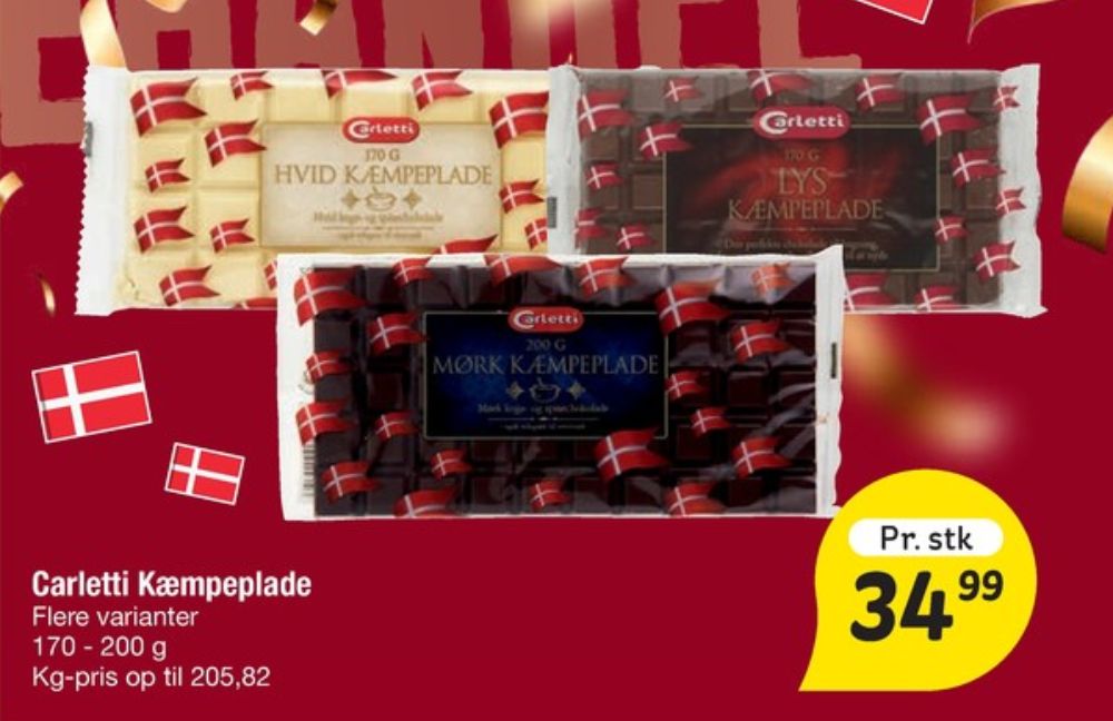 Carletti, Mørk Kæmpeplade
