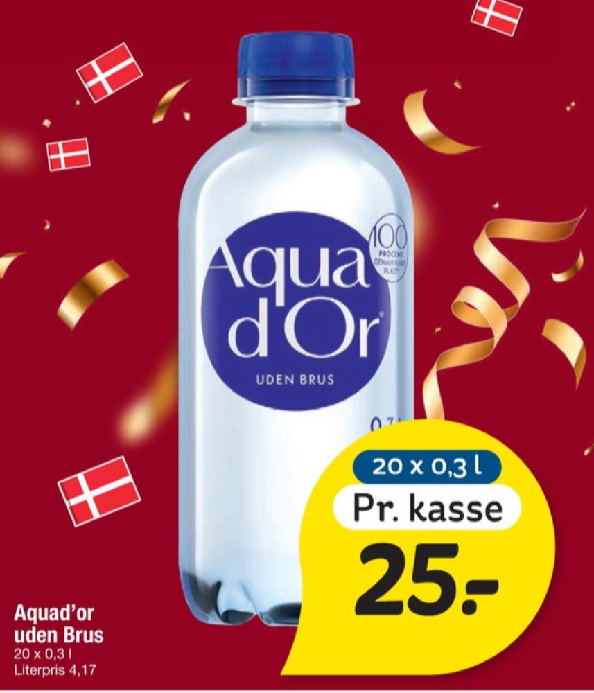 Aqua d'Or, Mineralvand uden brus 20 pk.