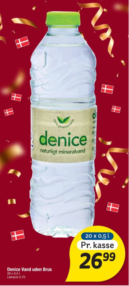 Denice, Kildevand 20 pk.