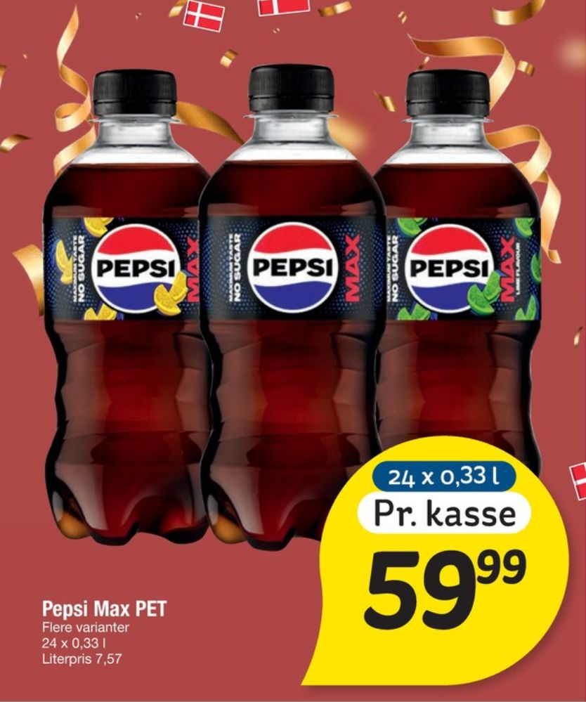 Pepsi Max Lime, Cola 24 pk.