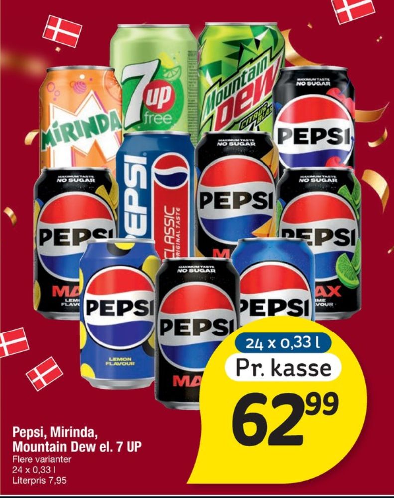 Pepsi Max Cherry, Cola 24 pk.