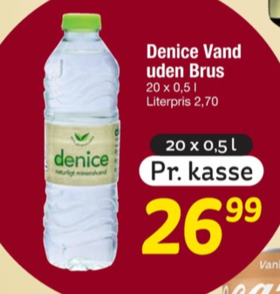 Denice, Kildevand 20 pk.