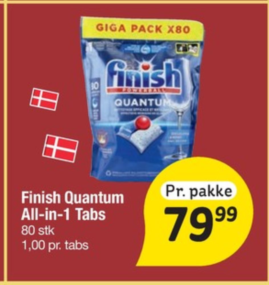 Finish, Maskinopvask-tabs
