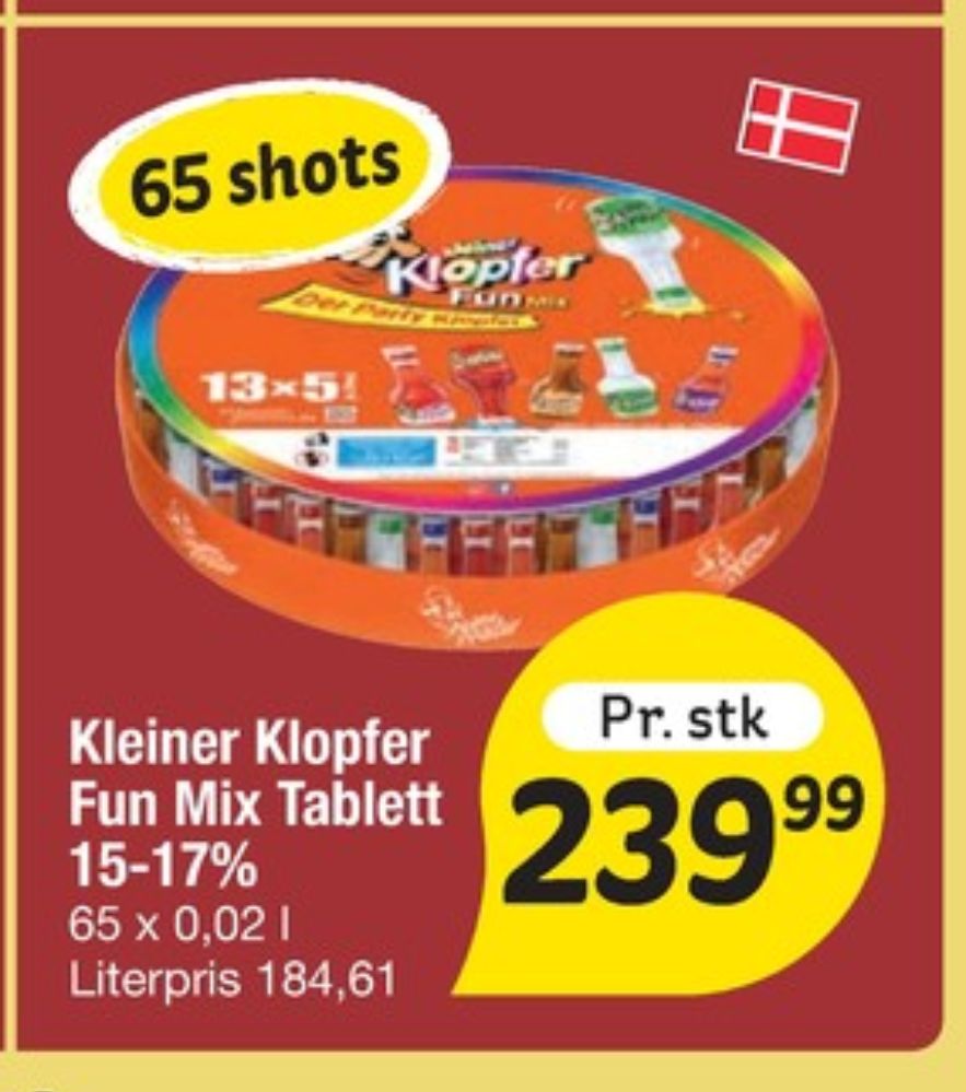 Kleiner Klopfer Fun Mix Tablet, Shots
