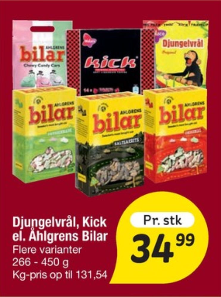 Malaco Kick, Lakridsstænger