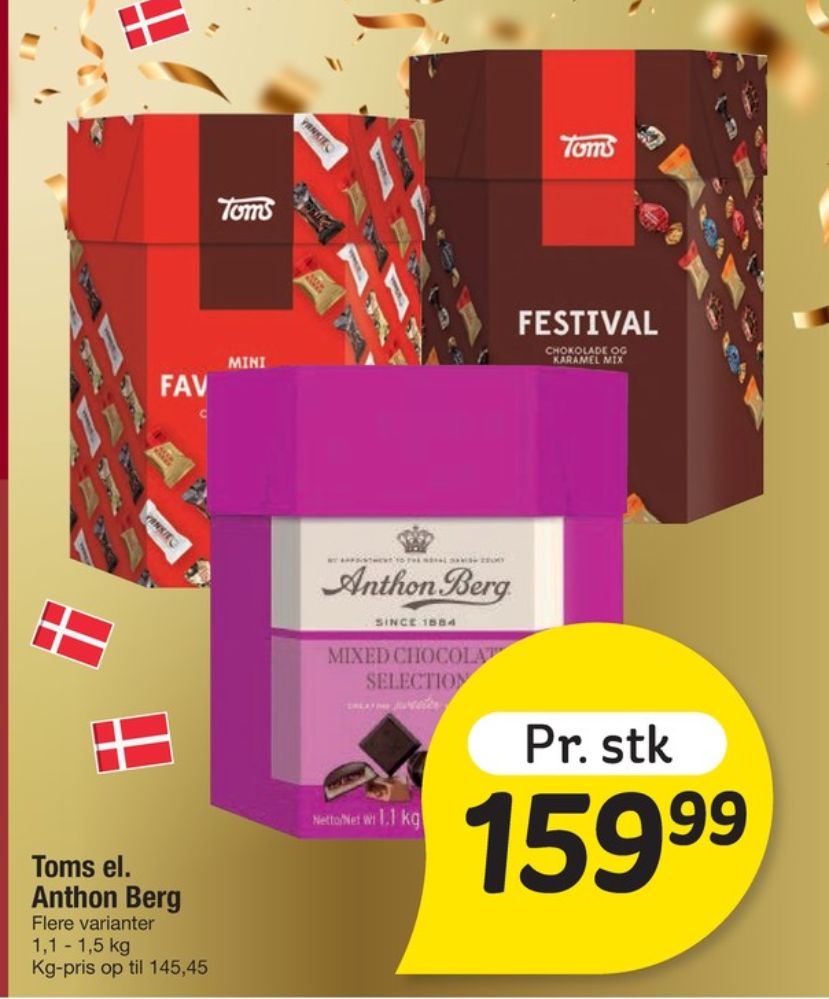 Toms Festival, Dessertchokolade