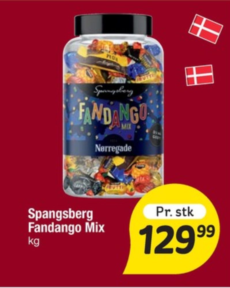 Spangsberg Fandango Mix, Dessertchokolade