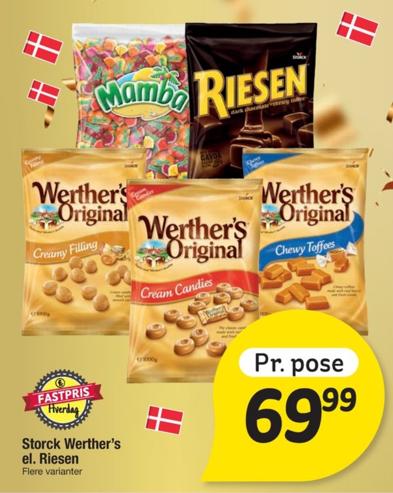 Werthers Original, Karameller Cream Candies