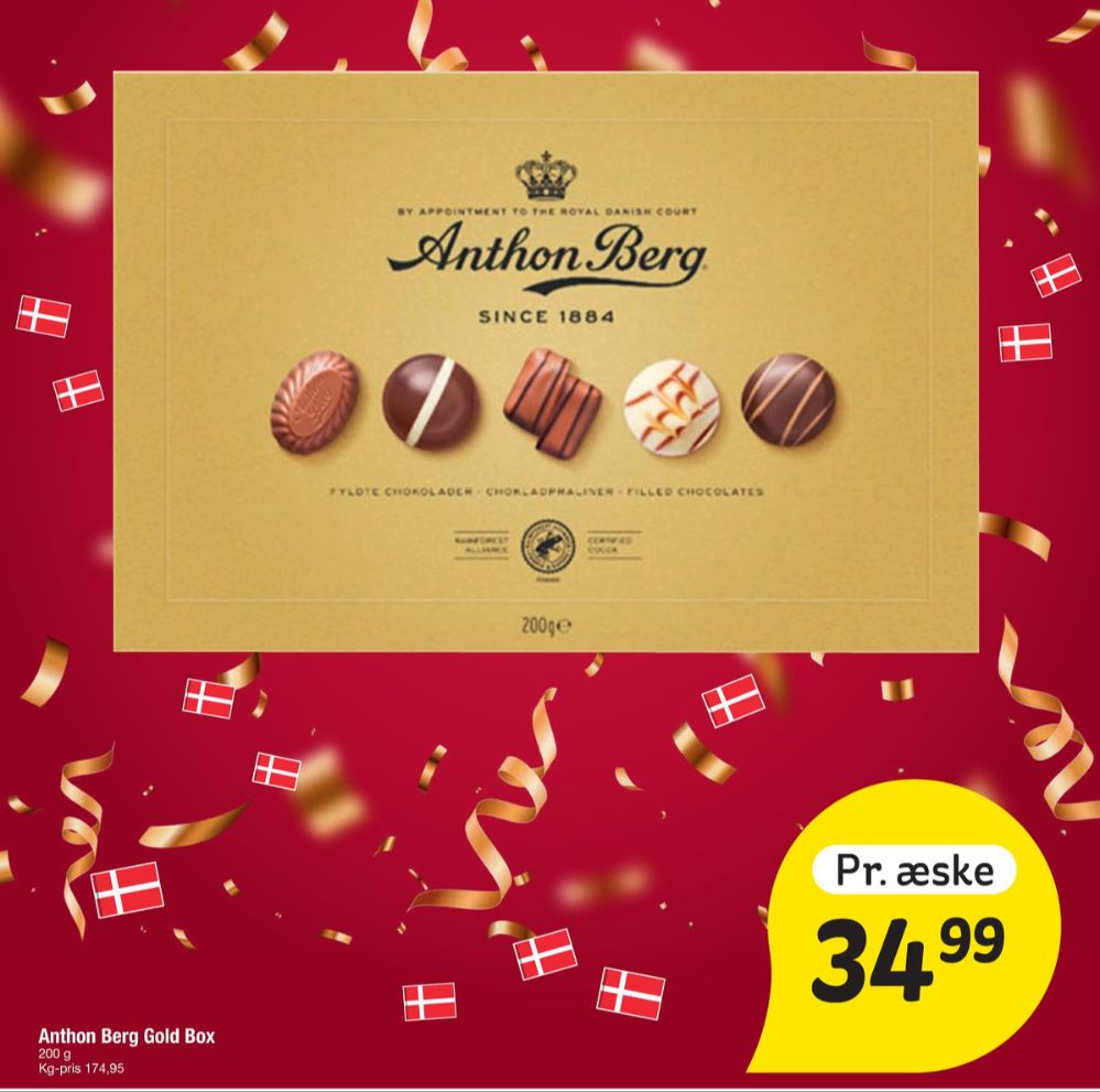 Anthon Berg Guldæske, Dessertchokolade