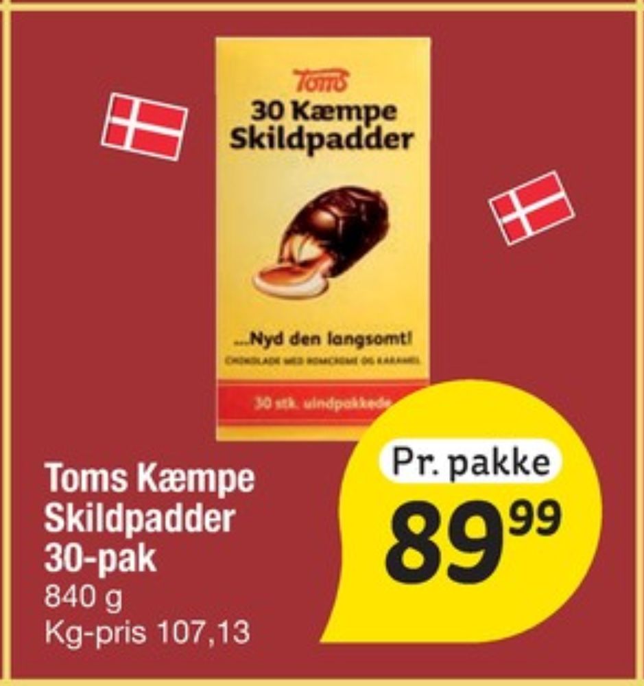 Toms Kæmpe Skildpadder, Chokoladeskildpadder