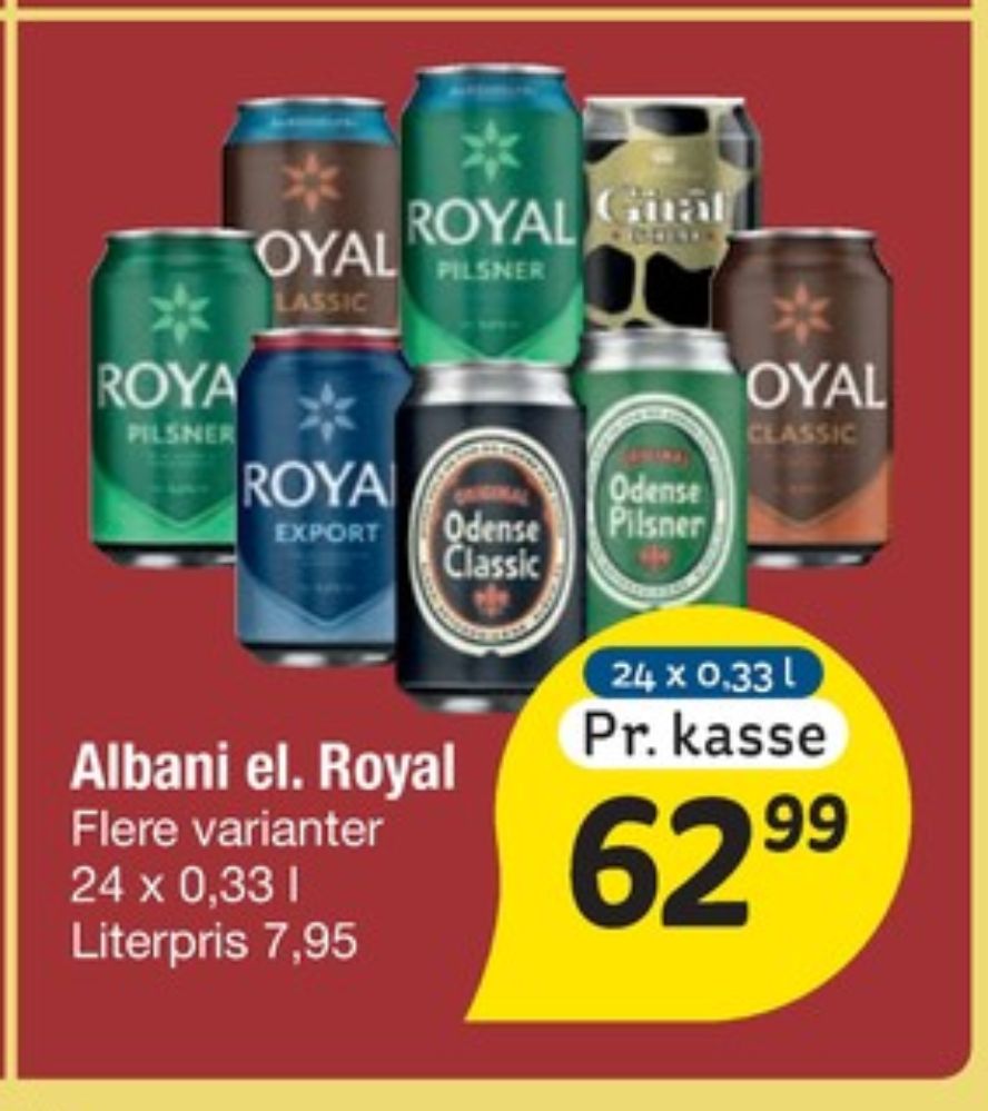 Royal Export, Øl 24 pk.