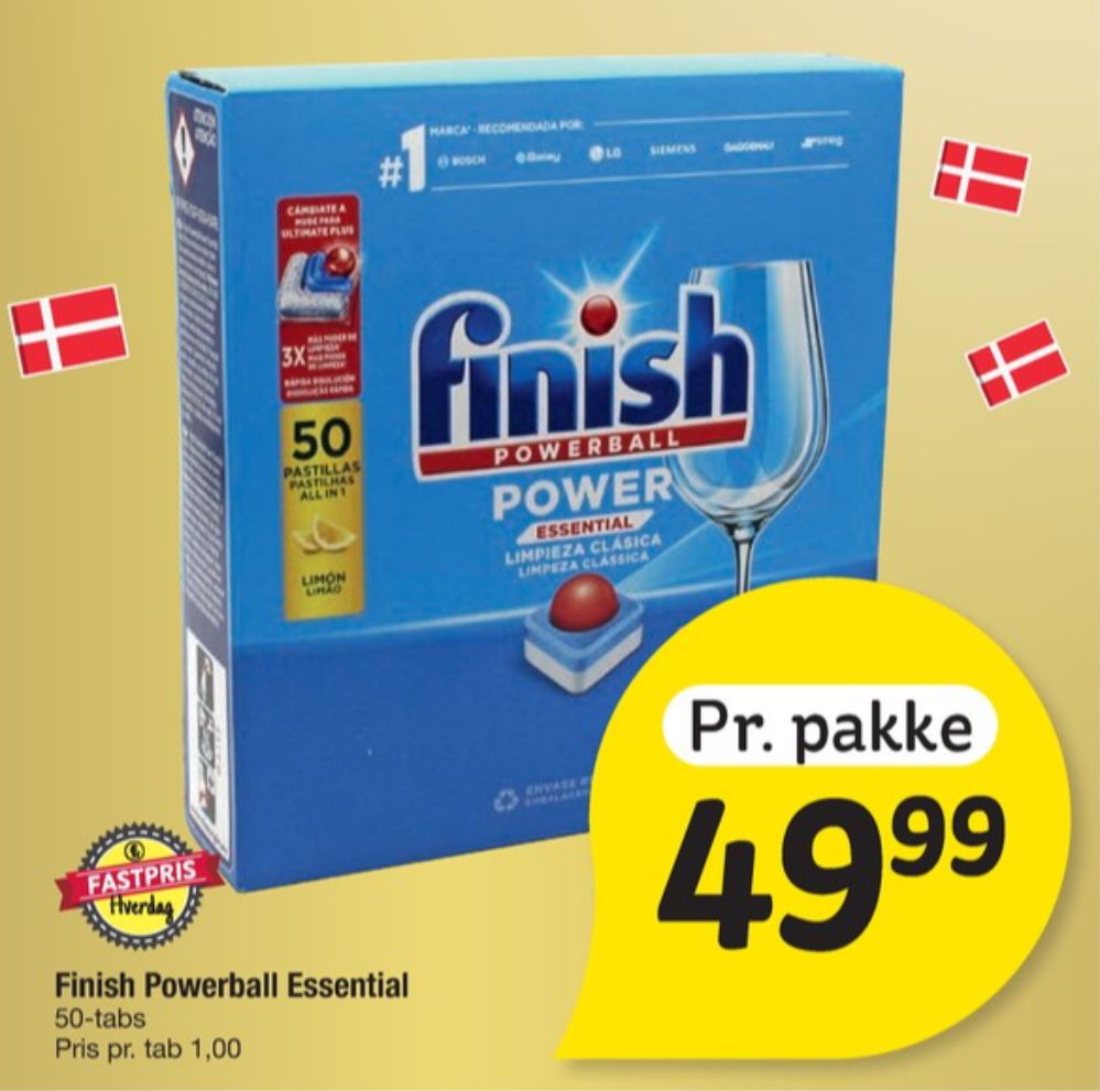 Finish, Maskinopvask-tabs