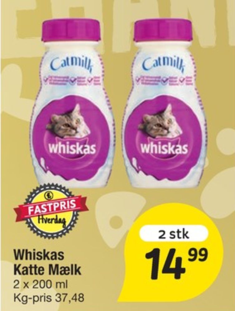 Whiskas, Kattemælk