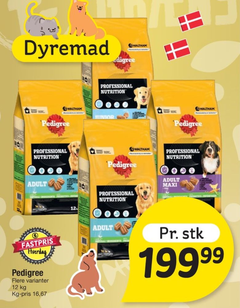 Pedigree, Hundefoder