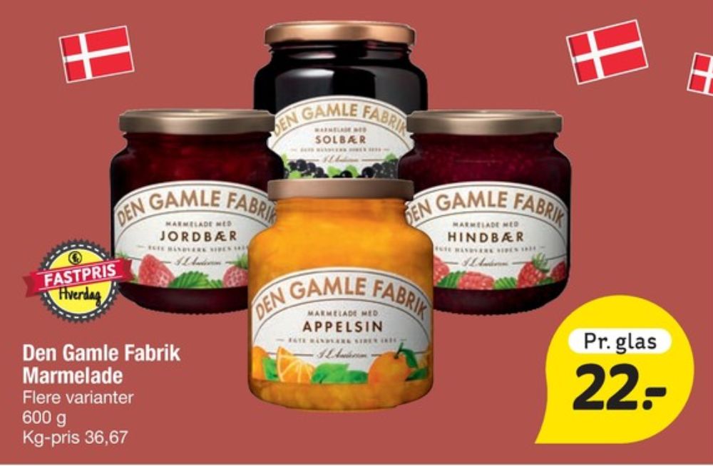 Den Gamle Fabrik, Solbærmarmelade