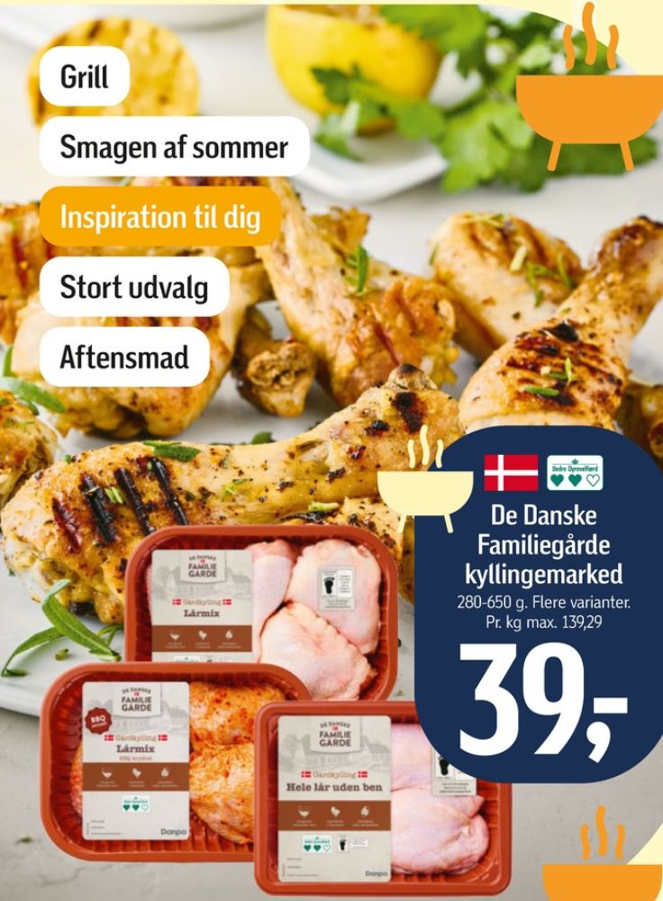 De Danske Familiegårde, Kyllingelårmix