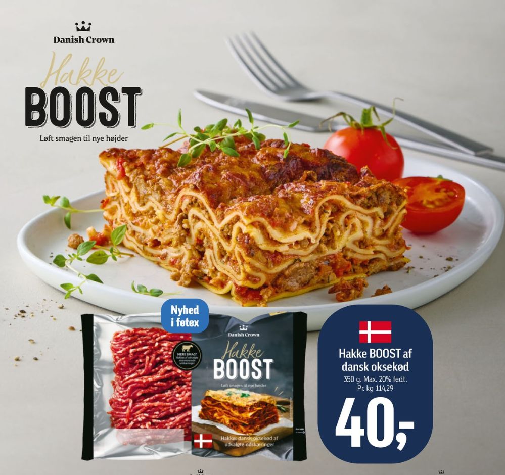 Danish Crown Burger Boost, Hakkebøffer