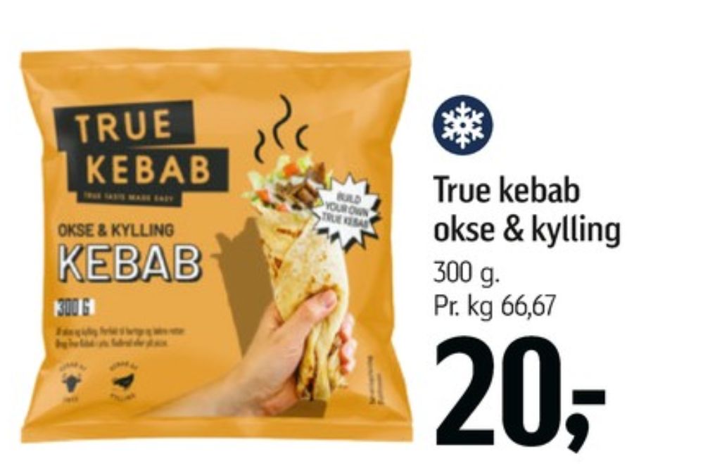 Okse og Kylling Kebab
