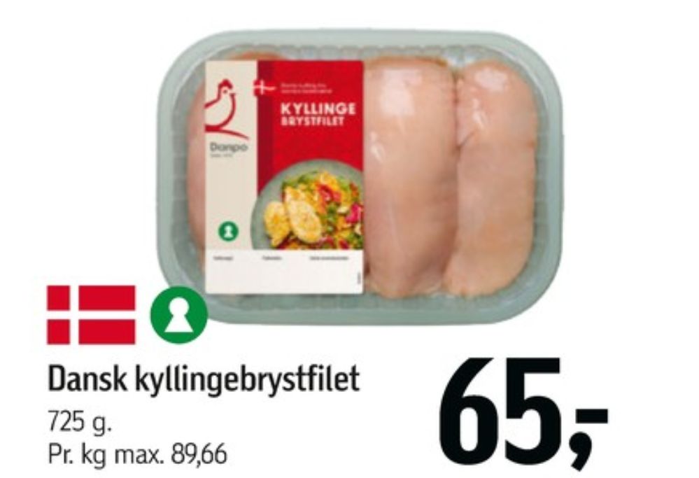 Danpo, Kyllingebrystfilet